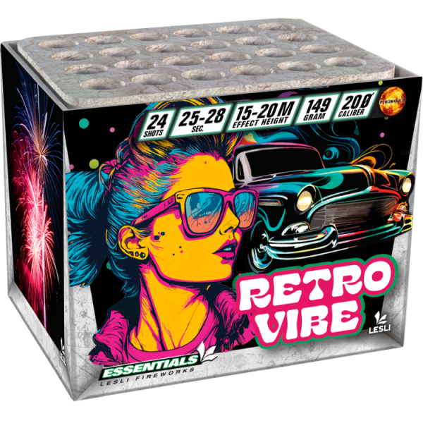 Retro Vibe, Batterie mit 24 Schuss